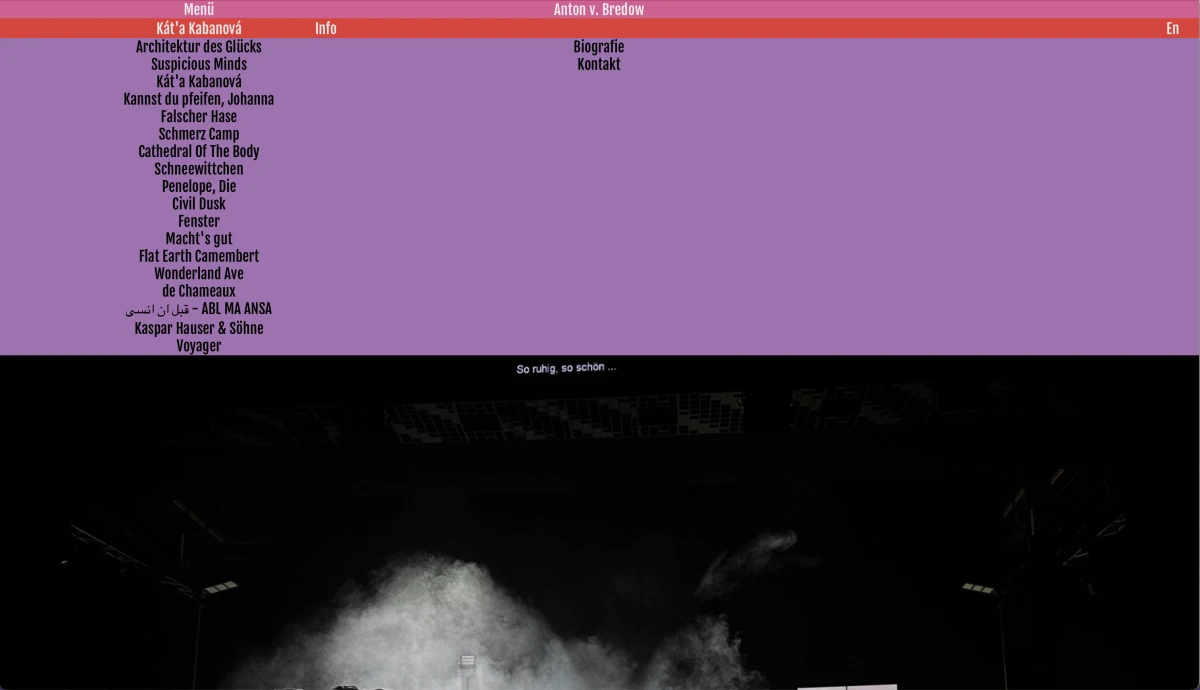 Screenshot of antonvonbredow.com