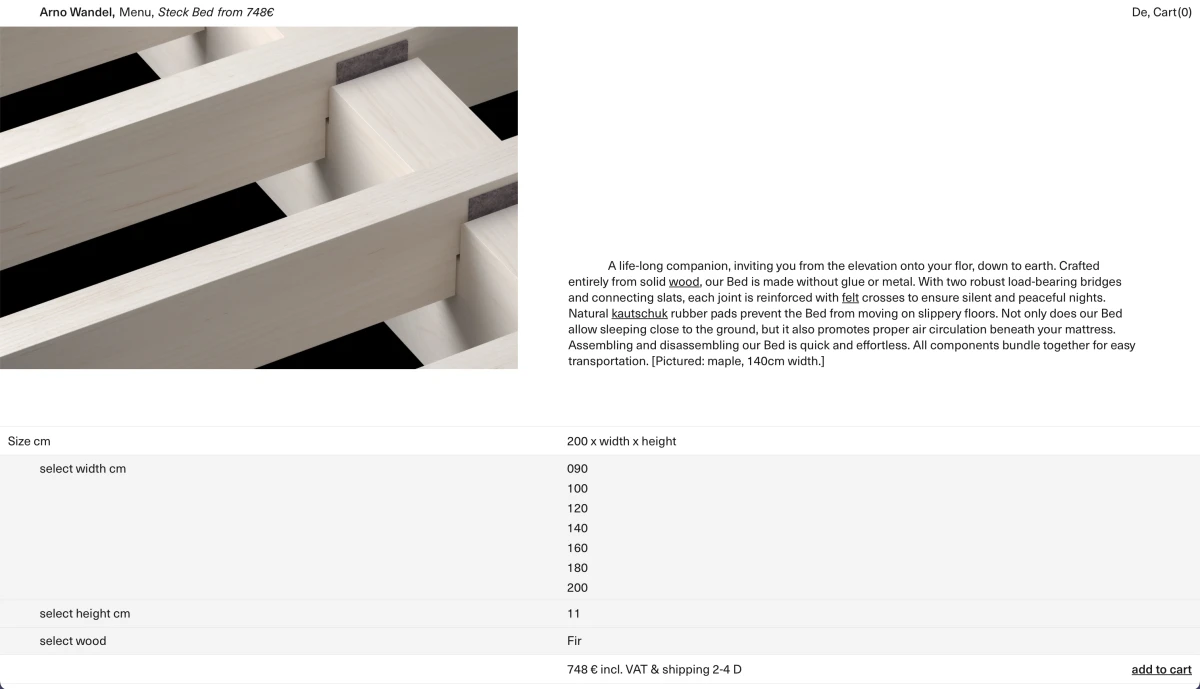 Screenshot of arnowandel.com